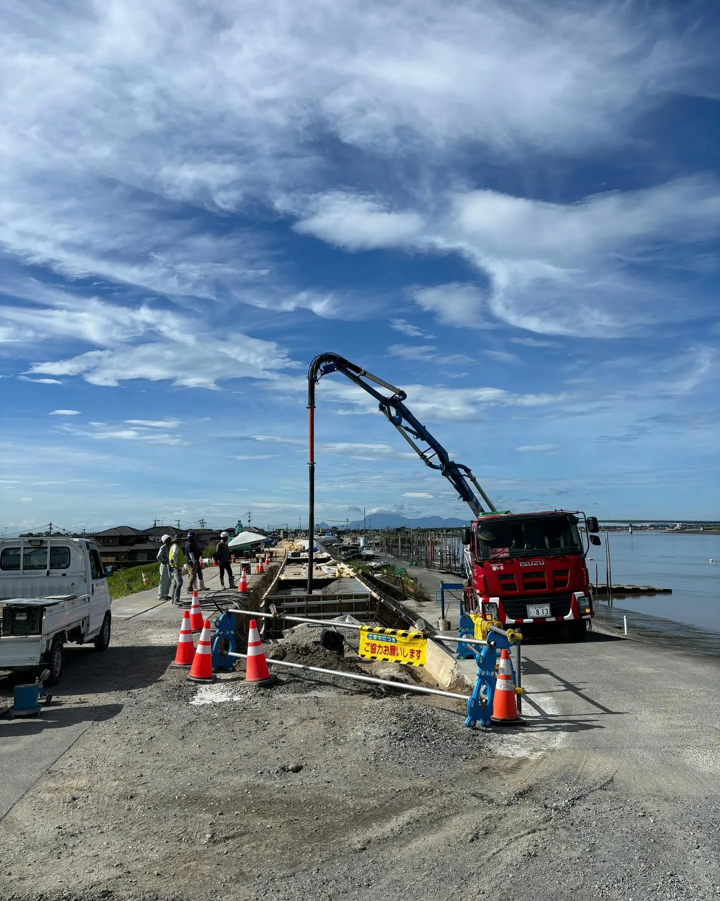 本日、パラペット工打設終了💪✨